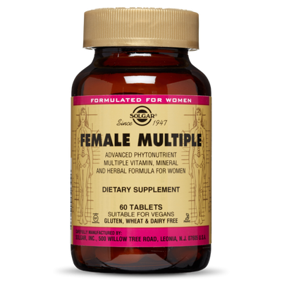 Solgar female multiple x 60 tablets - advanced multivitamin & mineral formula for women