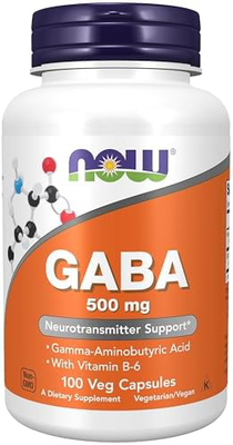 Now gaba 100 capsules 500mg