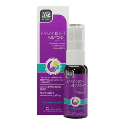 Pharmalead easy night melatonin spray with b6 & b1, ., 20ml, , medium