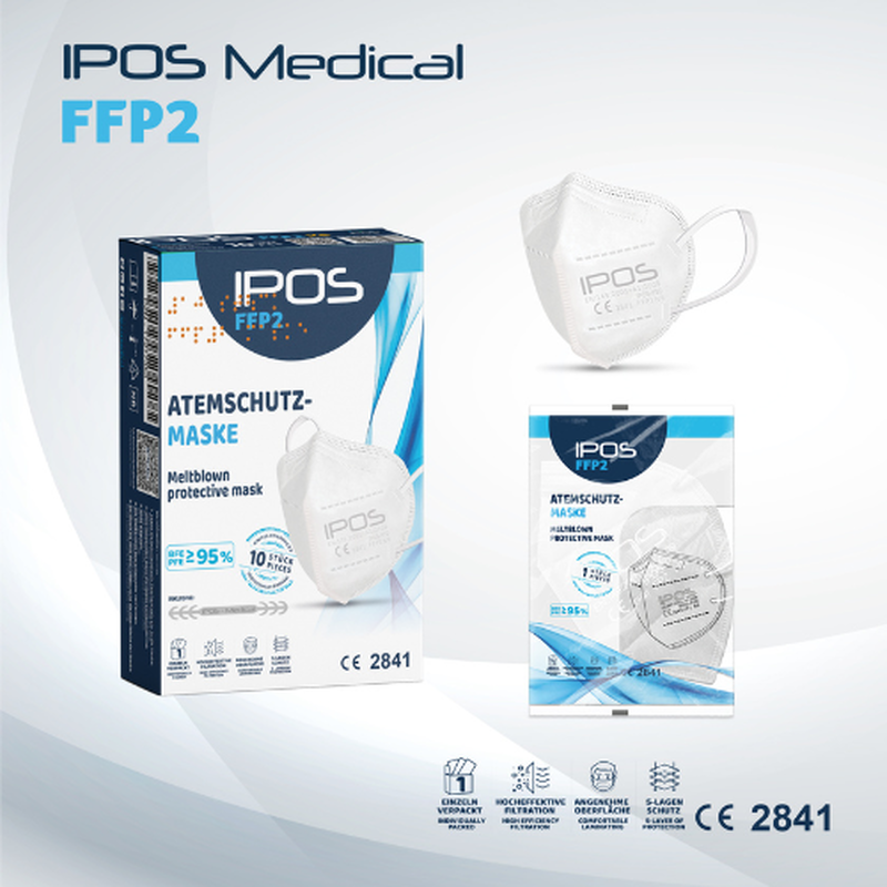 Product image: Ipos ffp2 medical mask (1 unit), , medium-null