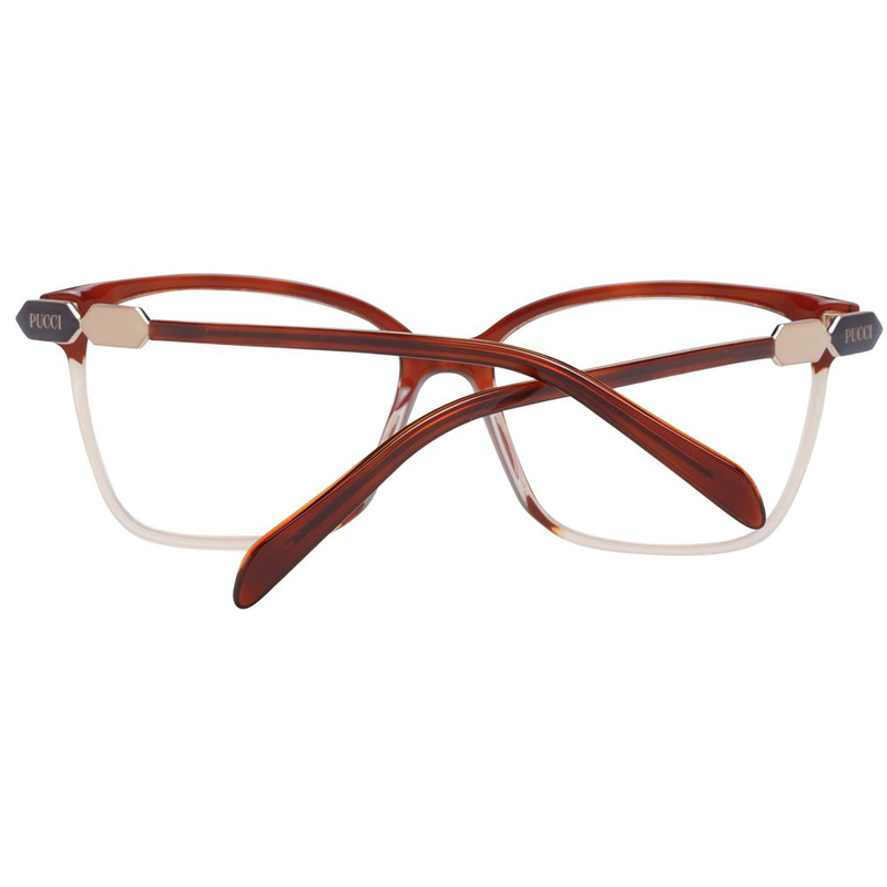 Brown plastic glasses (frames)-null