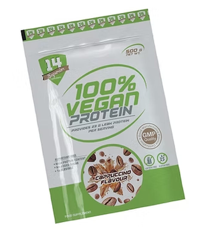 Superior 14 100% Vegan protein &ndash; Cappuccino flavor 500gr, , medium-null