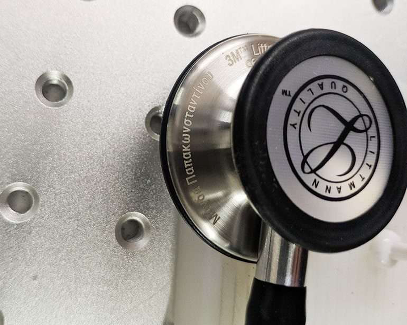 Littmann 3m stethoscope classic III - black , stainless steel , stainless steel stem, , medium-null