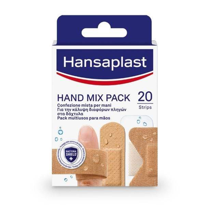 Hansaplast hand mix pack 20strips