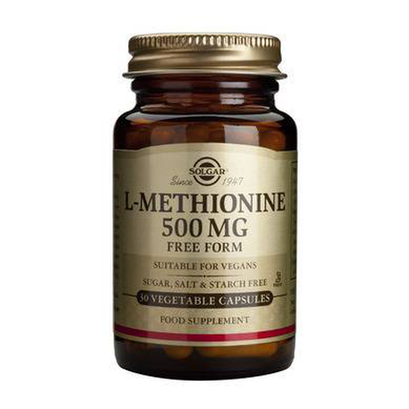 Solgar l-methionine 500 mg x 30 tablets - antioxidant promoter, , medium-null