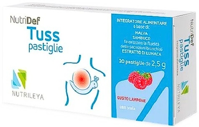 Nutridef tuss raspberry x 20 lozenges sugar free, , medium