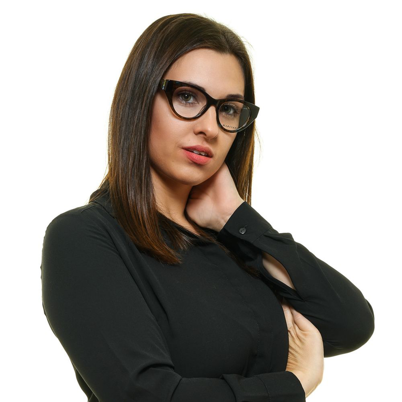 Brown plastic glasses (frames)-null