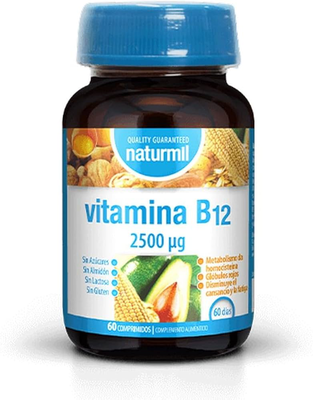 Naturmil vitamina b12 2500mg 60 tablets, , medium