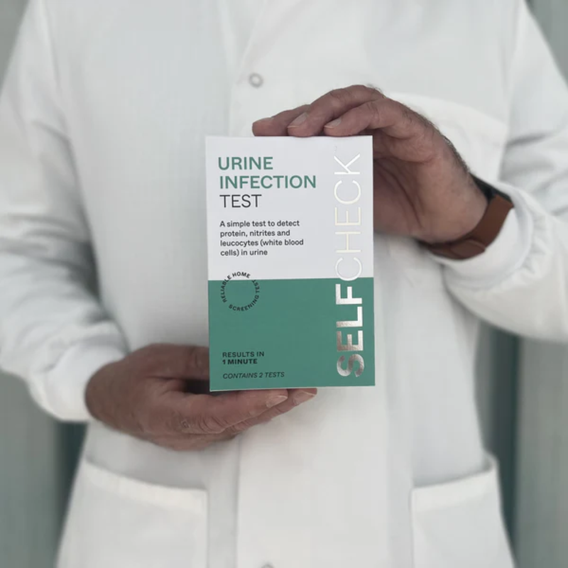 Product image: Selfcheck urine infection test - 2 tests, , medium-null