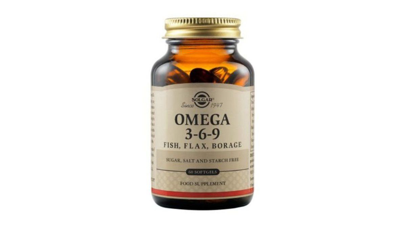 Solgar omega 3-6-9 fatty acids supports heart& brain function 60 soft gels, , medium-null