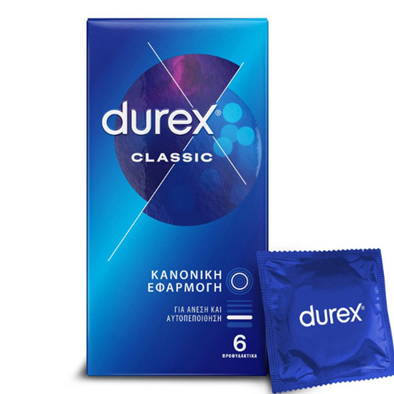 Product image: Durex classic 6 condoms, , medium-null
