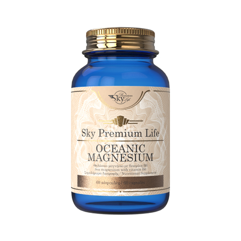 Sky premium life oceanic magnesium 350mg 60 &kappa;ά&psi;&omicron;&upsilon;&lambda;&epsilon;&sigmaf;, , medium-null