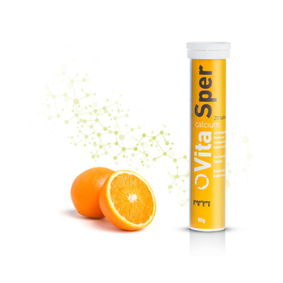 Vita sper calcium (orange) 20 effervescent tabl 400mg, , medium