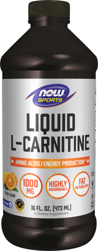 Now sports - liquid l-carnitine 1000mg citrus flavor x 473ml, , medium-null