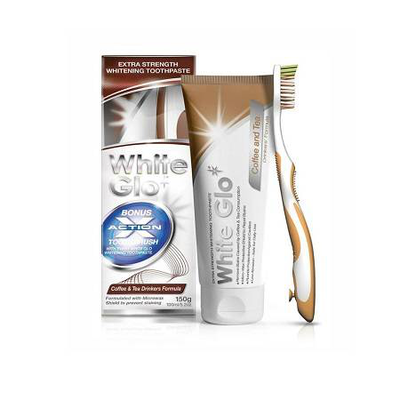 White glo coffee & tea drinkers formula toothpaste 100ml, , medium