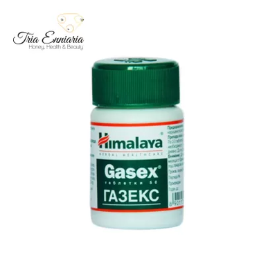 Gasex, relieves gaseous distension, 50 tablets, himalaya, , medium