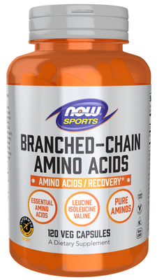 Now sports - branched chain amino acids x 120 veg capsules