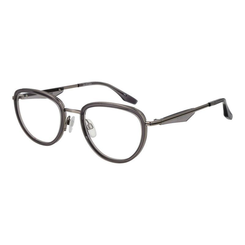 Gray metal glasses (frames)-null