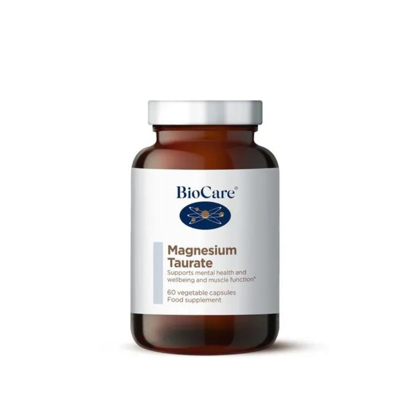Product image: Biocare magnesium taurate veg capsules 60s, , medium-null