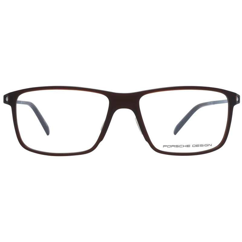 Brown plastic glasses (frames)-null