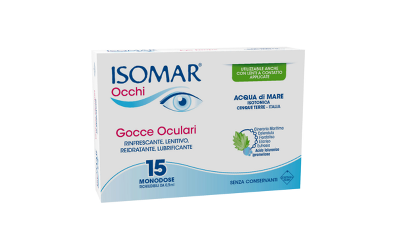 Product image: Isomar occhi plus single 30x0.5ml, drops, 30 x 0.5ml, , medium-null