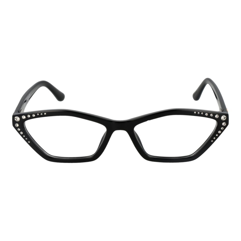 Black plastic glasses (frames)-null