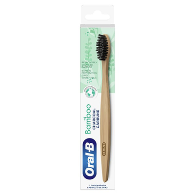 Oral-b bamboo charcoal toothbrush, , medium