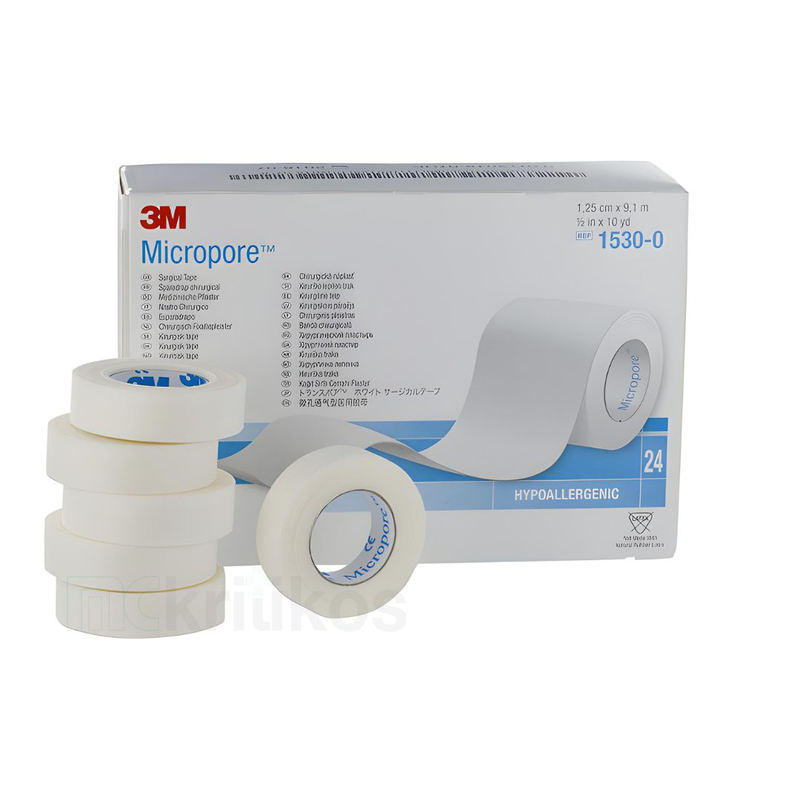 3m micropore surgical tape 2,5cm x 9,1m (3pcs), , medium-null