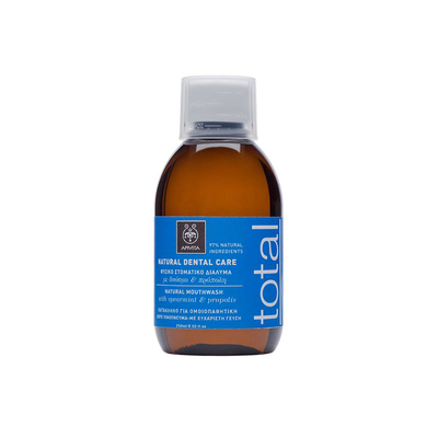 Apivita natural mouthwash with spearmint & propolis x 250ml, , medium