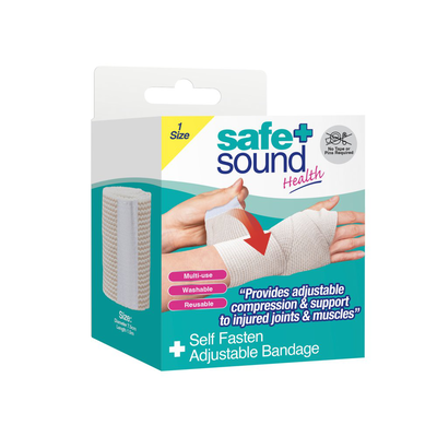 Safe sound self fasten adjustable bandage, .