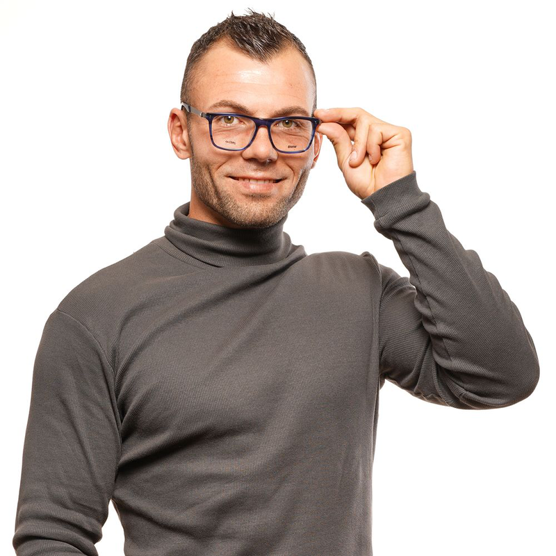 Blue metal & plastic glasses (frames)-null