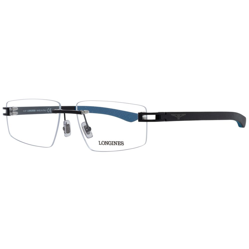 Black metal glasses (frames)-null