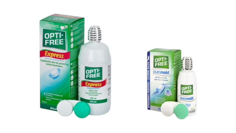 Opti-free express (+free pure moist), solution, 355ml+90ml, , medium-null