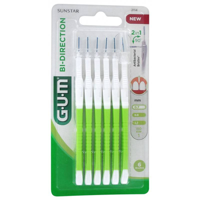 Gum bi-direction interdental brushes 2114 6s, , medium