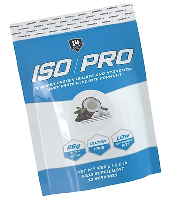 Iso Pro Zero Protein-Chocolate+coconut 1000gr, , medium