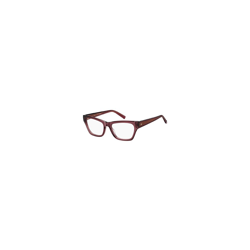 Burgundy acetate glasses (frames)-null