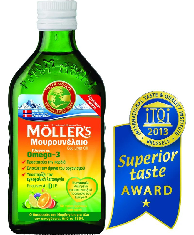 Moller's cod liver oil - natural source of omega 3 fatty acids & vitamins d3, a & e x 250ml tutti frutti flavor, , medium-null