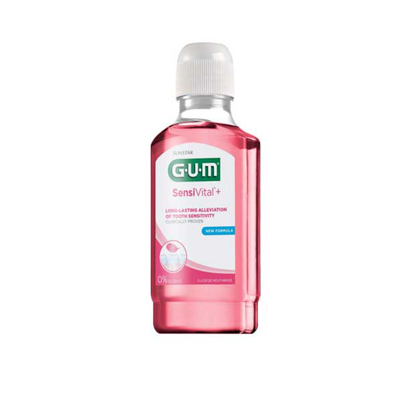 Gum sensivital+ new formula στοματικό διάλυμα 300ml, , medium-null