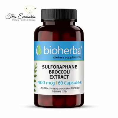 Sulforaphane from broccoli, 400 mg, 60 capsules, bioherba