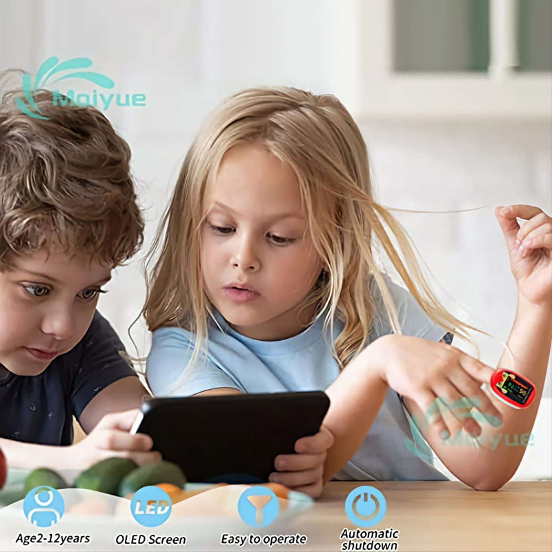 Maiyue pediatric pulse oximeter rechargeable, , medium-null