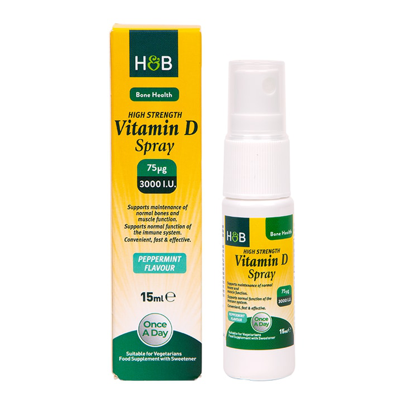 Holland & barrett vitamin d spray 3000 i.u. 75ug 15ml-null