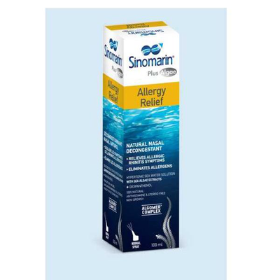 Sinomarin plus allergy relief algae 100ml, , medium