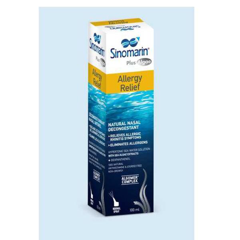 Product image: Sinomarin plus allergy relief algae 100ml, , medium-null