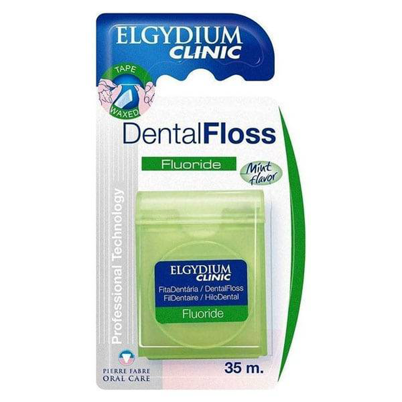 Elgydium  clinic dental floss fluoride 35m, , medium image number null