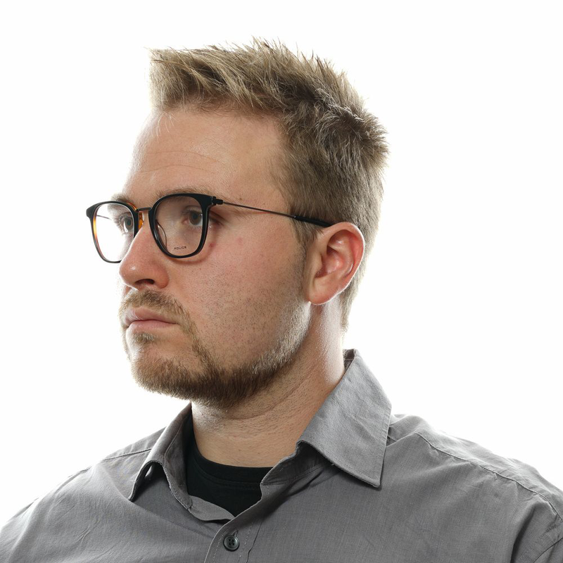 Black metal & plastic glasses (frames)-null