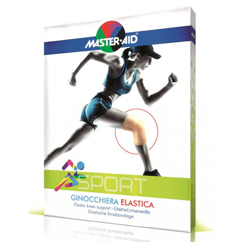 Master aid sport elastic knee support m/s, , medium-null