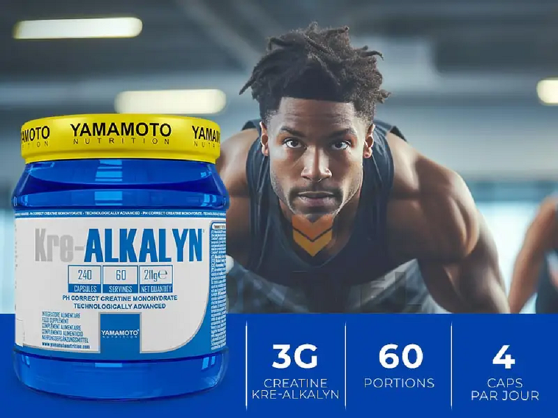 Product image: Yamamoto kre alkalyne (creatine) 240 capsules, , medium-null
