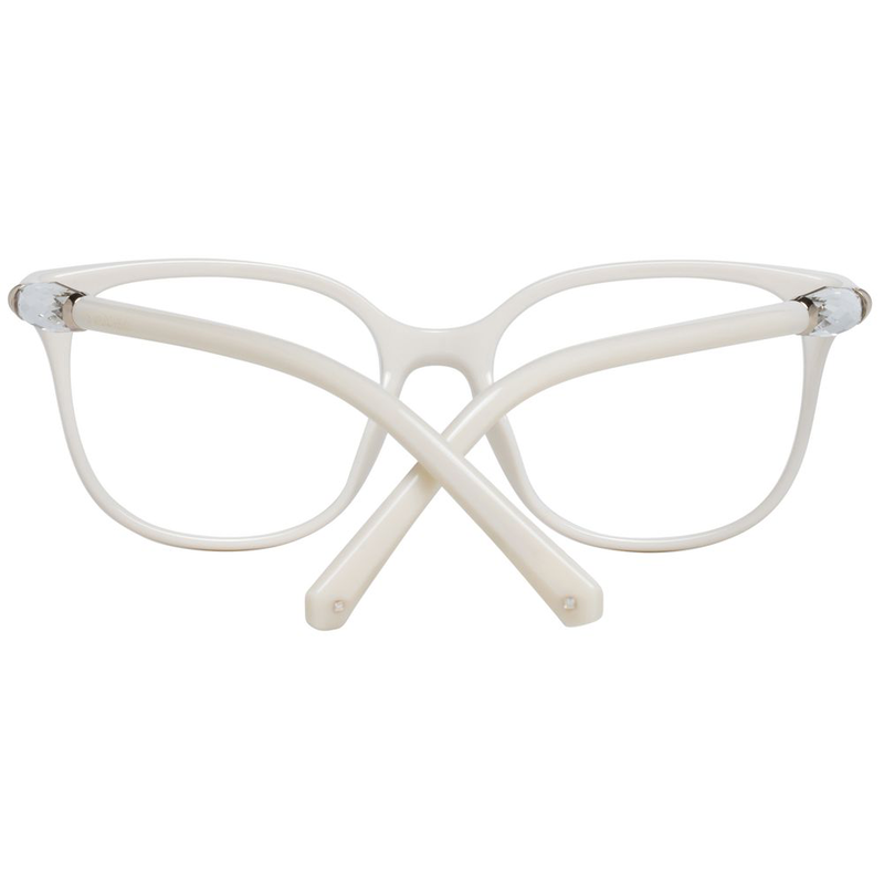White plastic glasses (frames)-null