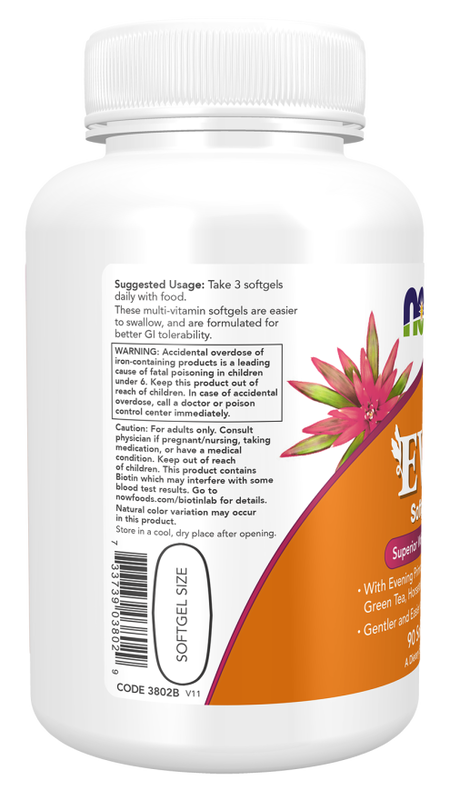 Now foods - eve x 90 softgels - women's multiple vitamins, , medium image number null