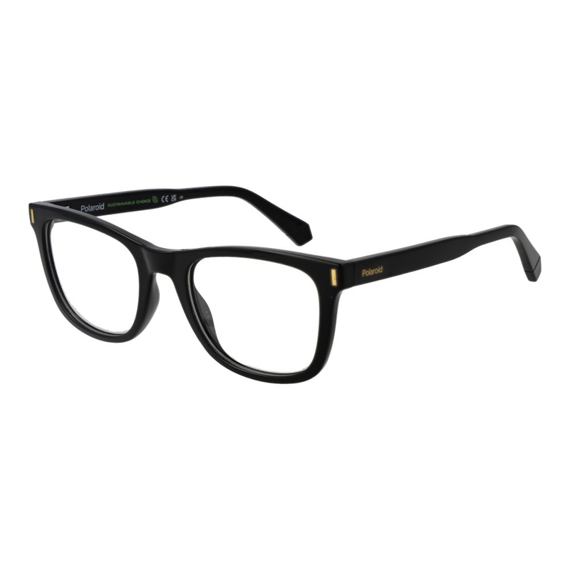 Black polyester glasses (frames)-null